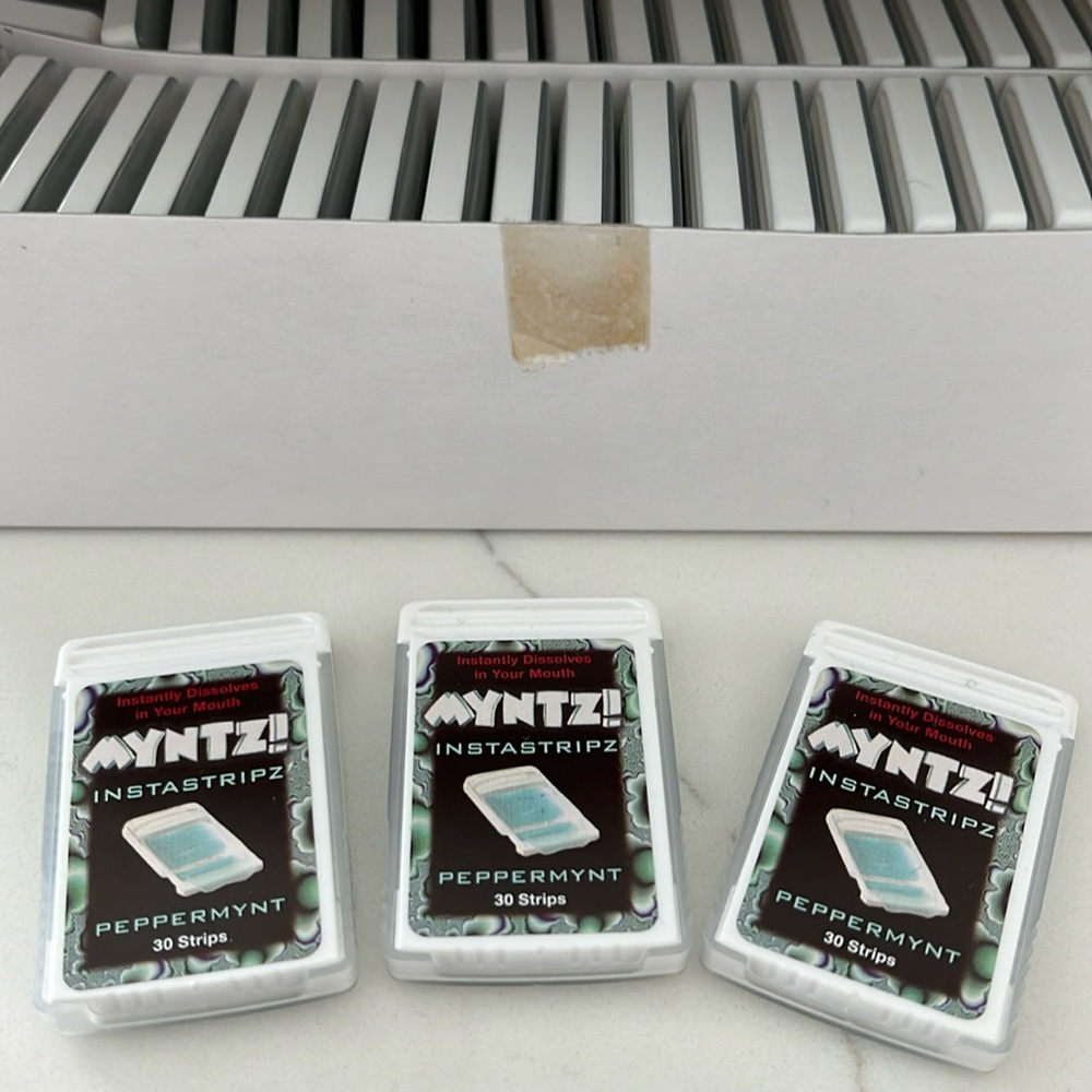 48-Packs Myntz Breath Peppermint Strips 1440 Total Strips SEALD